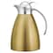 Service Ideas Marquette Series Push Button Stainless Vacuum Insulated Carafe, 33.8 Ounce, Vintage Gold MAR10BSPBVG - alternate 1
